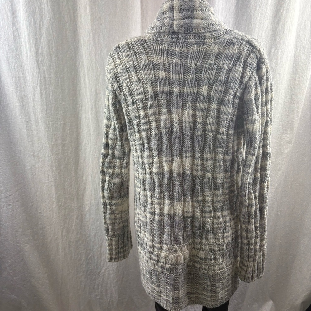 RACHEL Rachel Roy Textured Gray Cardigan S - Picture 2 of 9